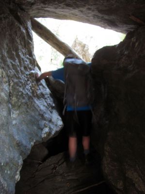 Tyler going up the gut ! 
