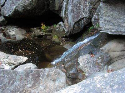 Falls at Fish face rock 
