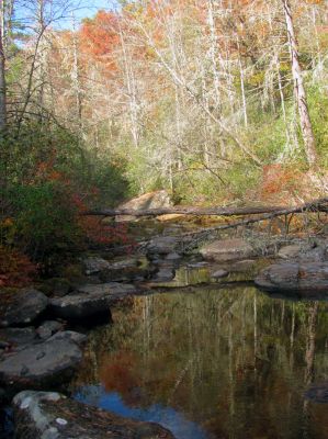 Looking back towards Granny`s Kitchen 
