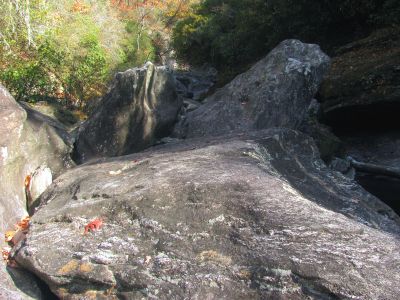 I am thinking this may be the start of what is called ' The Conundrum' .  I see a ' frog rock' ! 
