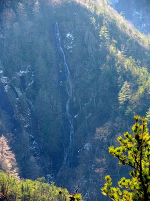 Buckeye Falls as seen from Chigger Ridge - Taken 3-12-2011
