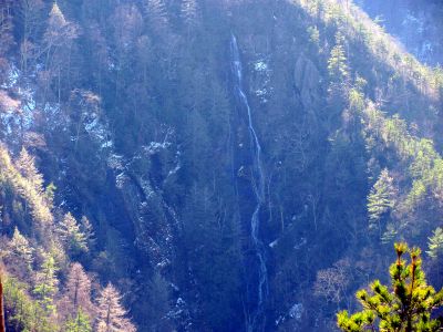 Buckeye Falls as seen from Chigger Ridge - Taken 3-12-2011
