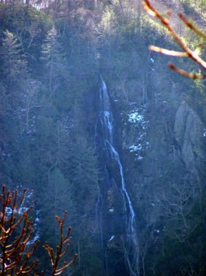 Buckeye Falls as seen from Chigger Ridge - Taken 3-12-2011

