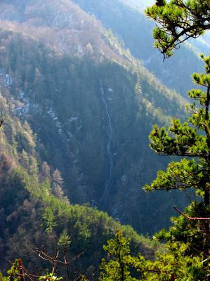 Buckeye Falls as seen from Chigger Ridge - Taken 3-12-2011

