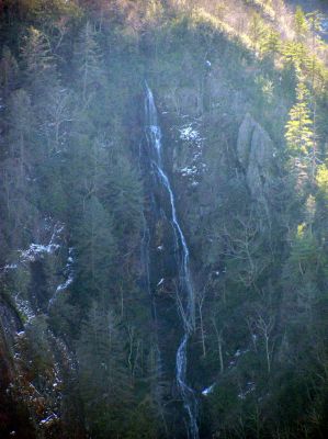 Buckeye Falls as seen from Chigger Ridge - Taken 3-12-2011

