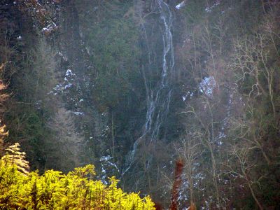 Buckeye Falls as seen from Chigger Ridge - Taken 3-12-2011
