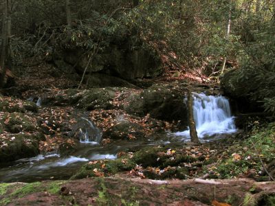 Devil Fork Cascades
First set of cascades found on Devil Fork Creek where it meets South Indian Creek (taken 10-17-2010)
