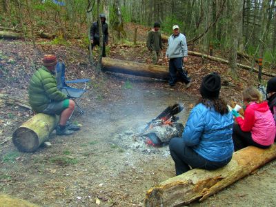 Moving the log
