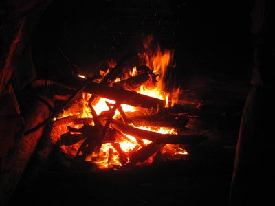 In case of fire, yell FIRE !! 
