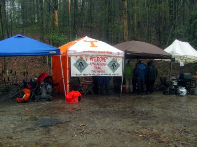 Sunday crew waiting on lunch,, 
