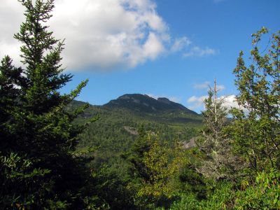 View of Grandfather Mountain from the Beacon Heights Overlook
