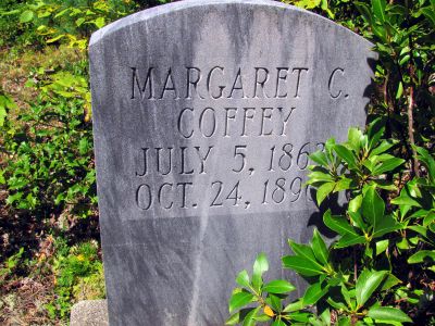 Tombstone in the old graveyard
