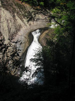 Looking over at upper parts of Harper Falls

