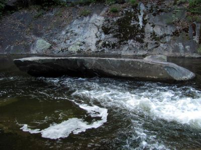 Harper Creek  just behind our campsite
