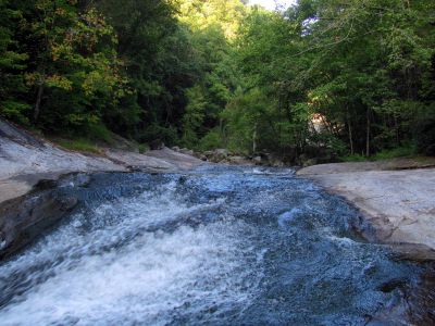 Harper Creek  just behind our campsite
