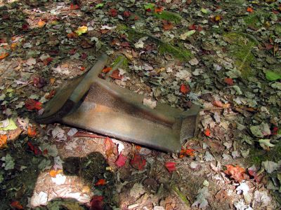 Old piece of HEAVY metal found at the campsite beside Upper Creek 
