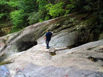 RAT standing on Bard Falls

