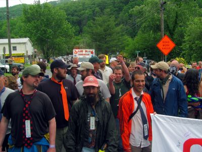 Hikers in the parade
