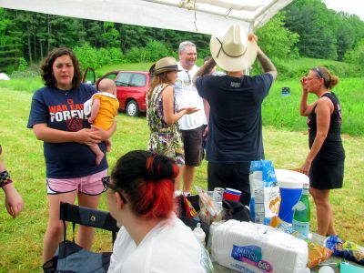 Fallon and the wee one 
