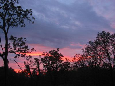 Sun sets over Hairntville
