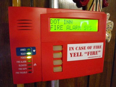 Fire Alarm at Dot`s Bar
