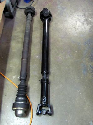 both driveshafts. The double cardan one came from Iron Rock Offroad
