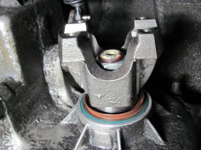 New yoke installed on TC 
