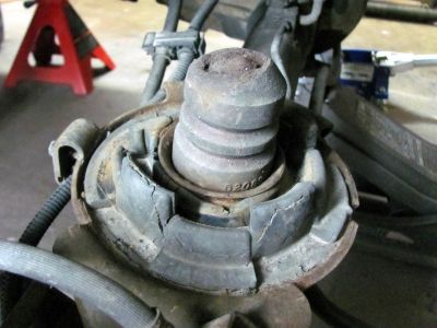 Rubber isolators badly worn back there too 
