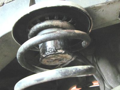 You can see the new rubber isolator at top
