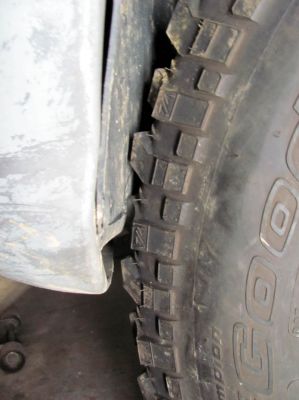 A bit close on front bumper ! 
