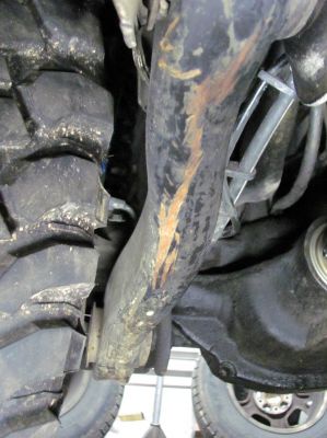 I expected it to rub the lower short arm but it does not. Many use wheel spacers due to that but I will not have to. 
