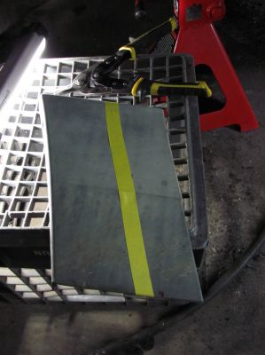 Marked the trim for cutting (always go big and then sand it down gradually to get the perfect fit, once its too small you`re screwed !! ) 
