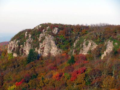 View of Blackstack Cliffs from  the old resort site (Taken 10-8-2011)
