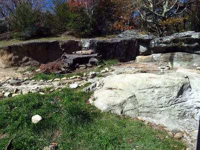 The otter enclosure at Grandfather Mountain State Park taken 10-19-2012
