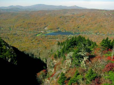 View from the mile high swinging bridge taken 10-19-2012
