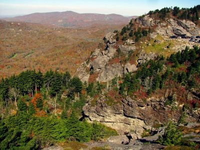View from the mile high swinging bridge taken 10-19-2012

