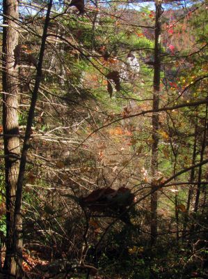 First view of the Rhino Cliffs
