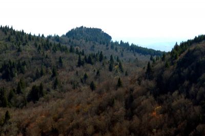 View during the ascent of Sam Knob Taken 10-22-2014

