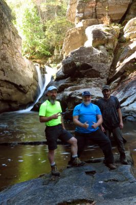 (left to right) John 'The Gnome' Forbes , RAT, Tyler 'Little RAT' Tarpley Taken 10-06-2016
