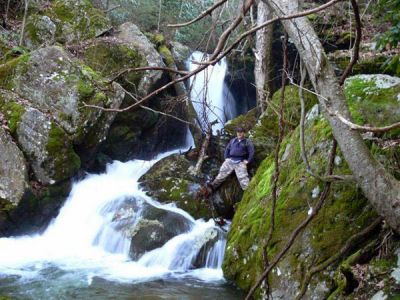 RAT on the hidden falls, Taken 1-24-2012  (Photo by Dave Aldridge) 

