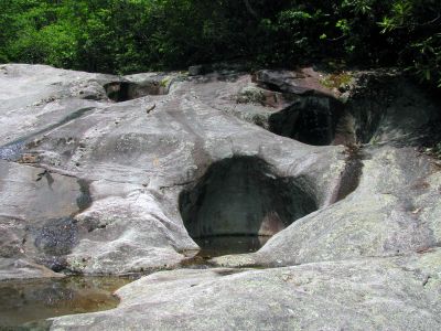 Pothole at top of the falls Taken 6-13-2012
