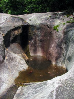 Potholes at the top of the falls Taken 6-13-2012
