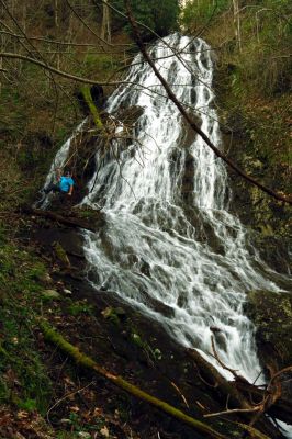 Taken 4-4-2017  Me at the falls 

