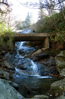 Waterfall found on an unnamed creek along the Flat Laurel Creek Trail - Taken 10-22-2014
