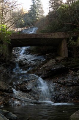 Waterfall found on an unnamed creek along the Flat Laurel Creek Trail - Taken 10-22-2014
