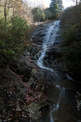 Waterfall found on an unnamed creek along the Flat Laurel Creek Trail - Taken 10-22-2014
