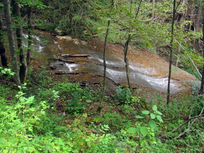 Above top of falls  Taken 9-16-2011

