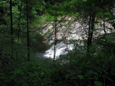 Lower part of the falls. 7-24-2012
