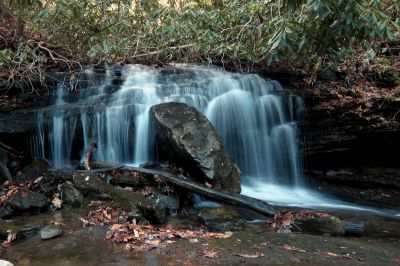Small falls located where Star Branch enters into Little Stony Creek (where trail crosses) Taken 12-11-2014
