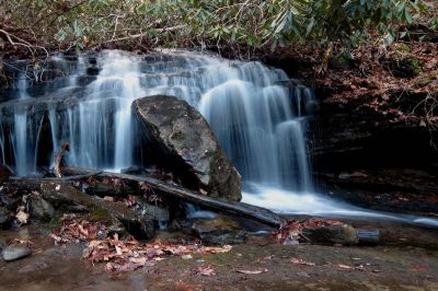 Small falls located where Star Branch enters into Little Stony Creek (where trail crosses) Taken 12-11-2014
